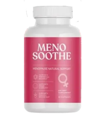 MenoSoothe menopause support supplement bottle